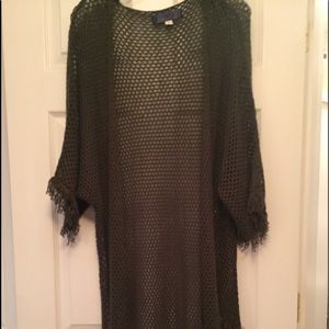 Long very light knit type sweater